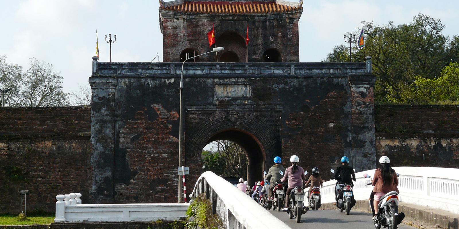 De oude citadel van Hué, Vietnam